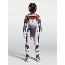 Tenue cross Alpinestars 2027 Techstar Swan - Lila Gris Rouge Fluo 2