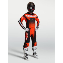 Tenue cross Alpinestars 2027 Techstar Swan - Rouge Noir Blanc 2