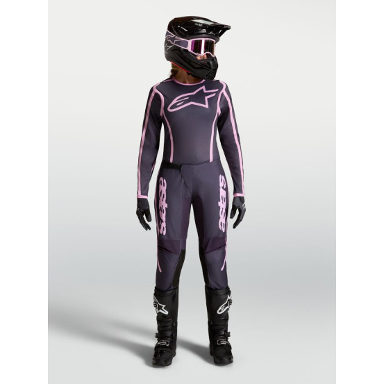 Tenue cross femme Alpinestars 2027 Stella Fluid Apex V2 - Gris Rose
