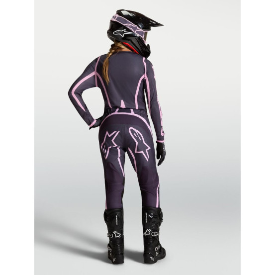 Tenue cross femme Alpinestars 2027 Stella Fluid Apex V2 - Gris Rose