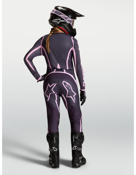 Tenue cross femme Alpinestars 2027 Stella Fluid Apex V2 - Gris Rose