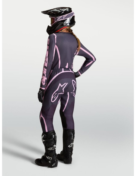 Tenue cross femme Alpinestars 2027 Stella Fluid Apex V2 - Gris Rose