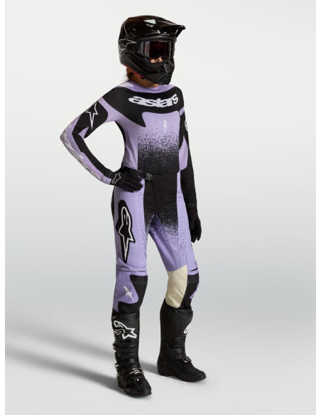 Tenue cross femme Alpinestars 2027 Stella Techstar Swan - Violet Noir