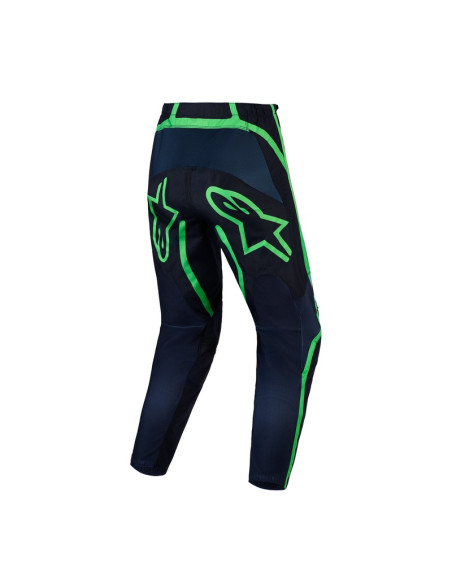 Pantalon cross Alpinestars 2027 Fluid Apex V2 Lila - Noir Vert Fluo