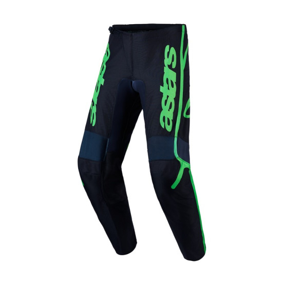 Pantalon cross Alpinestars 2027 Fluid Apex V2 Lila - Noir Vert Fluo