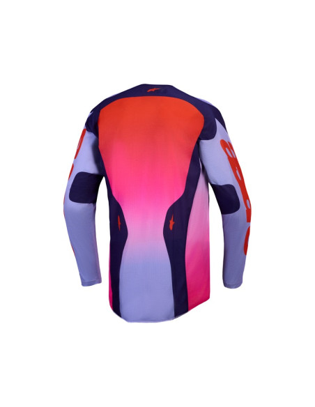 Maillot cross Alpinestars 2027 Racer Air Hunt - Violet Rose Fluo