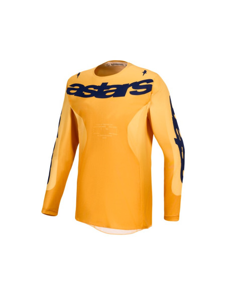 Maillot cross Alpinestars 2027 Racer Amber - Orange Or Bleu