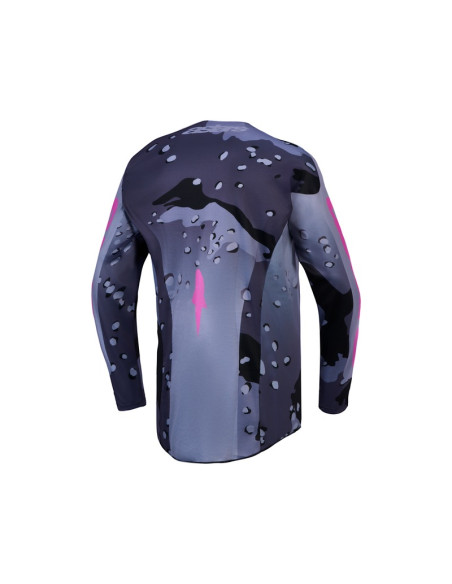 Maillot cross Alpinestars 2027 Racer Lone - Camo Gris Violet