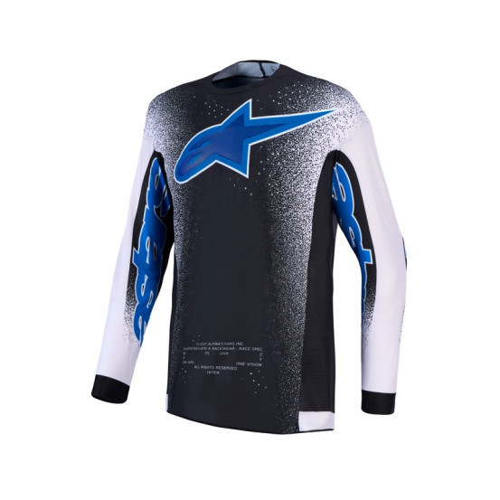 Maillot cross Alpinestars 2027 Supertech Hiten AFD - Noir Lila Bleu