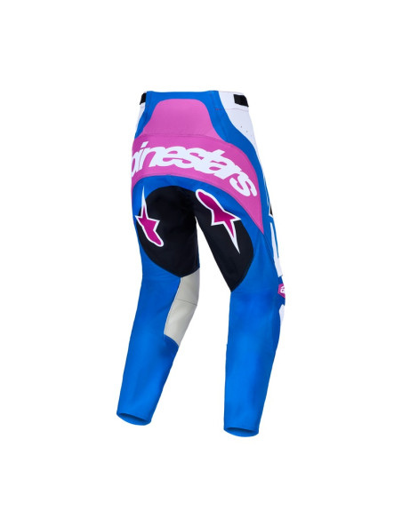 Pantalon cross Alpinestars 2027 Techstar Maven - Blanc Corail Bleu