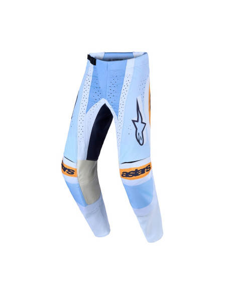Pantalon cross Alpinestars 2027 Techstar Maven - Bleu Tangerine Noir