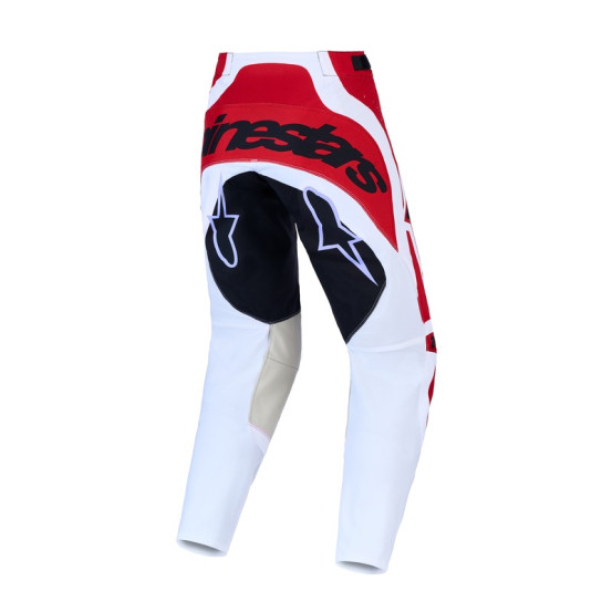 Pantalon cross Alpinestars 2027 Techstar Maven - Rouge Blanc Lavande Noir