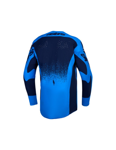 Maillot cross Alpinestars 2027 Techstar Swan - Bleu Ucla Bleu