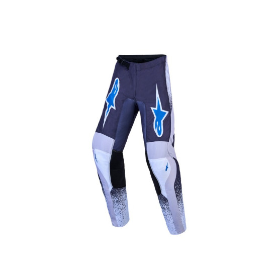 Pantalon cross enfant Alpinestars 2027 Fluid Drag - Gris Lila Bleu Ucla