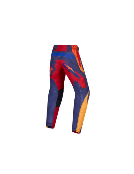 Pantalon cross enfant Alpinestars 2027 Fluid Hunt - Rouge Gris Corail