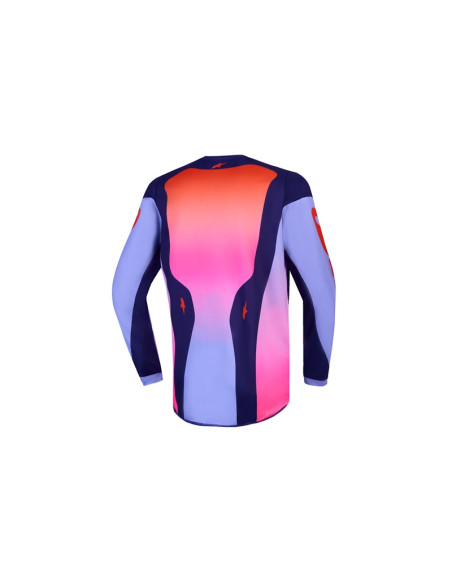 Maillot cross enfant Alpinestars 2027 Fluid Hunt - Violet Rose Fluo