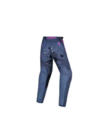 Pantalon cross enfant Alpinestars 2027 Fluid Lone - Camo Gris Violet