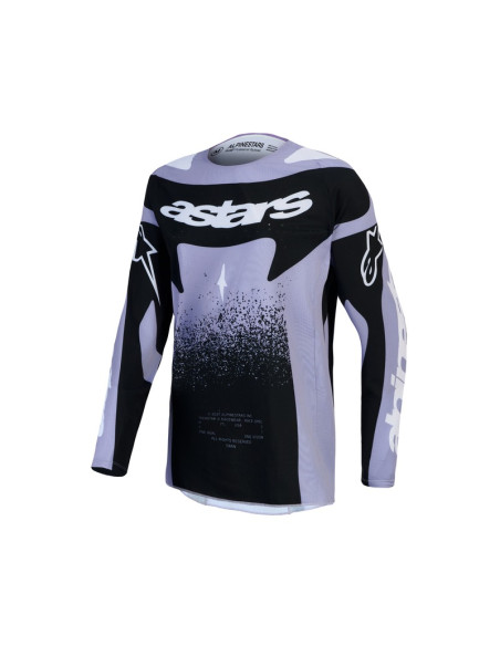 Maillot cross femme Alpinestars 2027 Stella Techstar Swan - Violet Noir