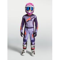 Tenue cross enfant Alpinestars 2027 Fluid Hunt - Violet Rose Fluo