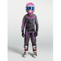 Tenue cross enfant Alpinestars 2027 Fluid Lone - Camo Gris Violet
