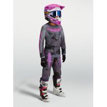 Tenue cross enfant Alpinestars 2027 Fluid Lone - Camo Gris Violet 2