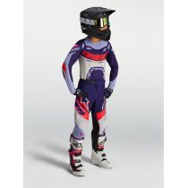 Tenue cross enfant Alpinestars 2027 Supertech Dyna - Violet Rose Fluo 2