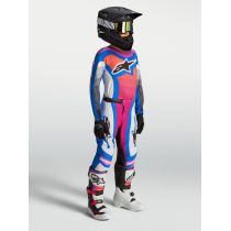 Tenue cross enfant Alpinestars 2027 Supertech Maven - Blanc Corail Bleu 2