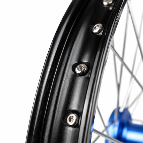 Roue avant RWX moyeu bleu - YAMAHA 125 / 250 YZ 2007-2026 - 21 Pouces