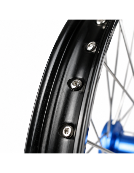 Roue avant RWX moyeu bleu - YAMAHA 125 / 250 YZ 2007-2026 - 21 Pouces