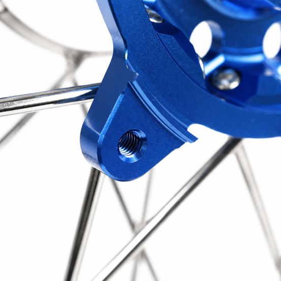 Roue avant RWX moyeu bleu - YAMAHA 125 / 250 YZ 2007-2026 - 21 Pouces