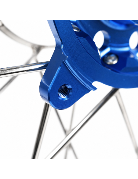 Roue avant RWX moyeu bleu - YAMAHA 125 / 250 YZ 2007-2026 - 21 Pouces