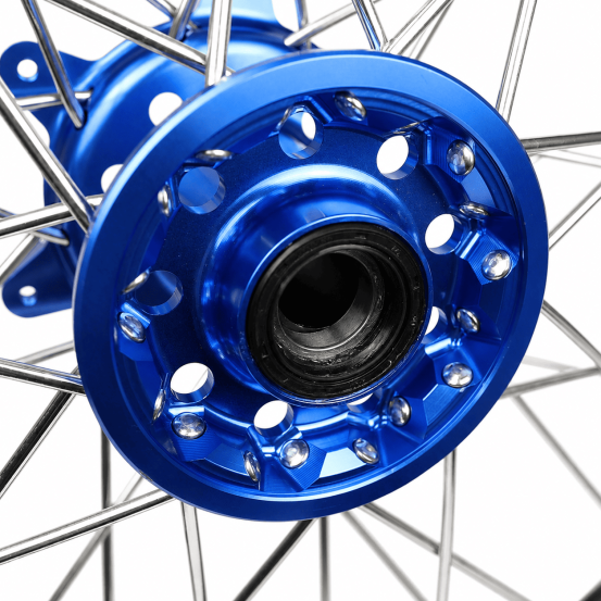 Roue avant RWX moyeu bleu - YAMAHA 125 / 250 YZ 2007-2026 - 21 Pouces