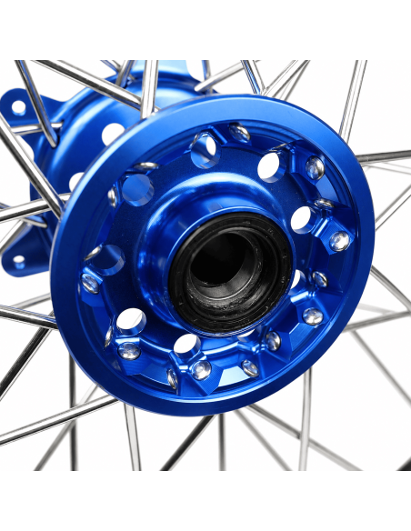 Roue avant RWX moyeu bleu - YAMAHA 125 / 250 YZ 2007-2026 - 21 Pouces