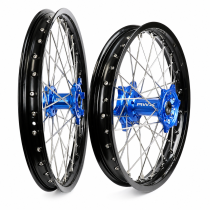 Paire de roues motocross RWX Moyeu Bleu KTM SX / SX-F et Husqvarna TC / FC 2015-2027
