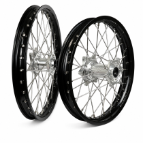 Paire de roues motocross RWX Moyeu Argent KTM SX / SX-F et Husqvarna TC / FC 2015-2027