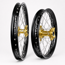 Paire de roues motocross RWX Moyeu Or Suzuki 250 / 450 RM-Z 2007-2027