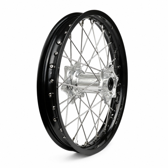 Roue arrière RWX moyeu argent - KTM 85 SX / HUSQVARNA 85 TC / GAS GAS 85 MC 2025-2027 - 16 Pouces