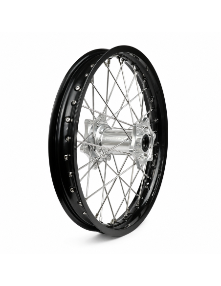 Roue arrière RWX moyeu argent - KTM 85 SX / HUSQVARNA 85 TC / GAS GAS 85 MC 2025-2027 - 16 Pouces