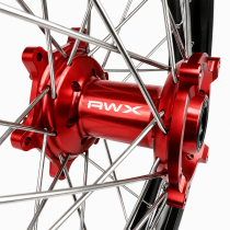 Roue arrière RWX moyeu rouge - HONDA 125 / 250 CR 2002-2007 250 / 450 CRF-R 2002-2012 - 19 Pouces 2