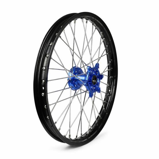 Roue avant RWX moyeu bleu - YAMAHA 85 YZ 2002-2027 - 19 Pouces