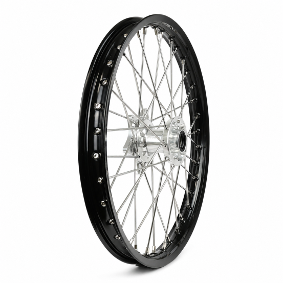 Roue avant RWX moyeu argent - KTM 85 SX / HUSQVARNA 85 TC / GAS GAS 85 MC 2021-2027 - 19 Pouces