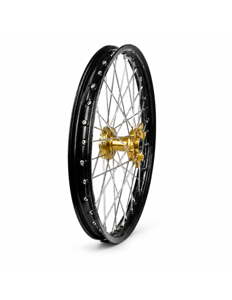 Roue avant RWX moyeu or - SUZUKI 250 / 450 RM-Z 2007-2027 - 21 Pouces