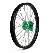 Roue avant RWX moyeu vert - KAWASAKI 250 KX-F 2021-2025 / 450 KX-F 2019-2025 - 21 Pouces