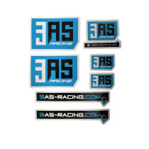 Pack de 8 stickers 3AS Racing