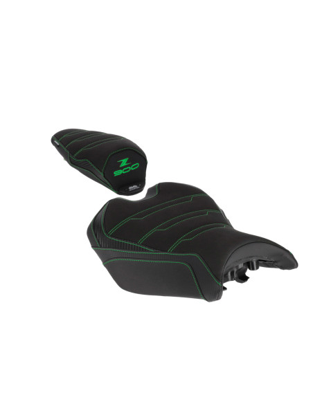 Selle confort BAGSTER SIT'N GO Noir - Vert - KAWASAKI Z 900 2025-2026