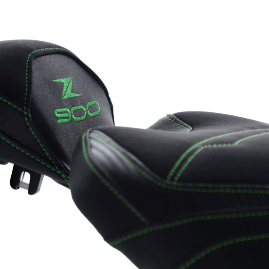 Selle confort BAGSTER SIT'N GO Noir - Vert - KAWASAKI Z 900 2025-2026