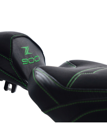 Selle confort BAGSTER SIT'N GO Noir - Vert - KAWASAKI Z 900 2025-2026