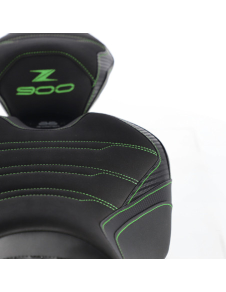 Selle confort BAGSTER SIT'N GO Noir - Vert - KAWASAKI Z 900 2025-2026