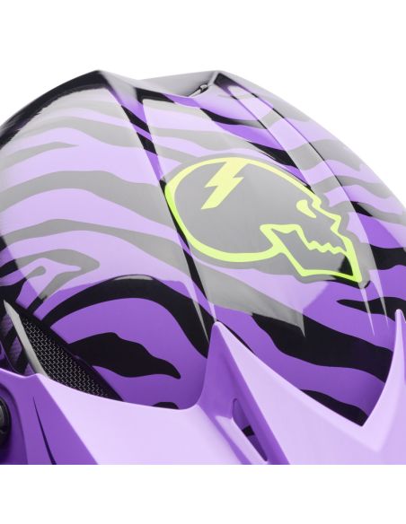 Casque cross enfant Bell MX-10 MIPS Amber- Noir Violet