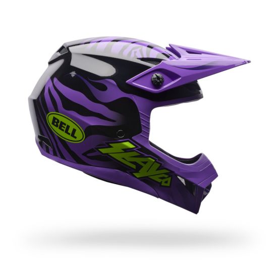 Casque cross enfant Bell MX-10 MIPS Amber- Noir Violet